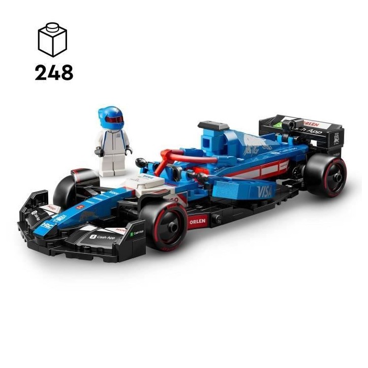 LEGO Speed Champions 77246 Voiture F1 Visa Cash App RB VCARB 01 - Idée cadeau pour adulte LEGO Speed Champions 77246 Voiture F1 Visa Cash App RB VCARB 01 - Idée cadeau pour adulte