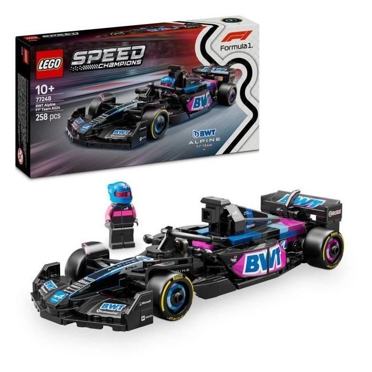 LEGO Speed Champions 77248 Voiture F1 BWT Alpine Team A524 Jeu de construction des 10 ans LEGO Speed Champions 77248 Voiture F1 BWT Alpine Team A524 Jeu de construction des 10 ans