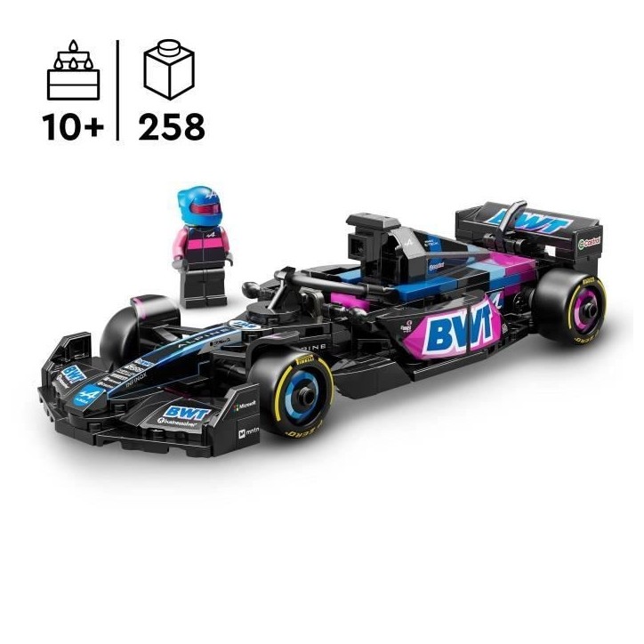 LEGO Speed Champions 77248 Voiture F1 BWT Alpine Team A524 Jeu de construction des 10 ans LEGO Speed Champions 77248 Voiture F1 BWT Alpine Team A524 Jeu de construction des 10 ans
