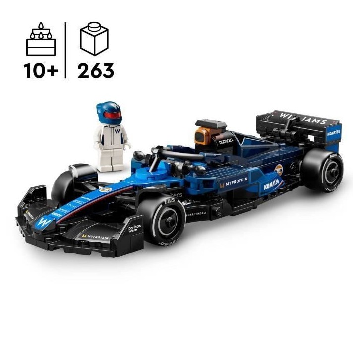 LEGO Speed Champions 77249 Voiture F1 Williams Racing FW46 Jeu de construction des 10 ans LEGO Speed Champions 77249 Voiture F1 Williams Racing FW46 Jeu de construction des 10 ans