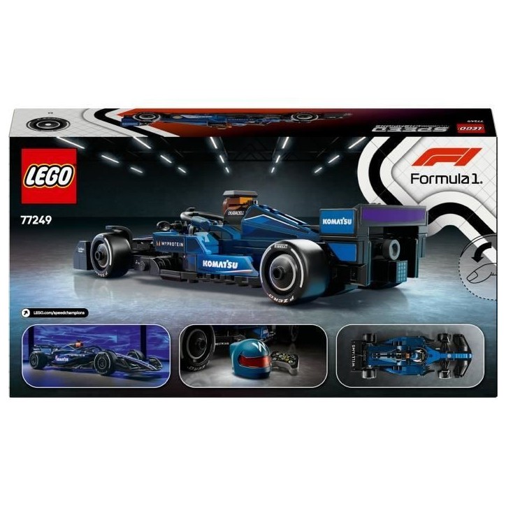 LEGO Speed Champions 77249 Voiture F1 Williams Racing FW46 Jeu de construction des 10 ans LEGO Speed Champions 77249 Voiture F1 Williams Racing FW46 Jeu de construction des 10 ans