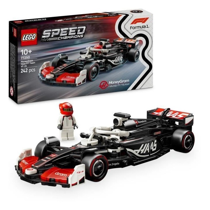 LEGO Speed Champions 77250 Voiture F1 MoneyGram Haas Team VF-24 - Jouet des 10 ans LEGO Speed Champions 77250 Voiture F1 MoneyGram Haas Team VF-24 - Jouet des 10 ans