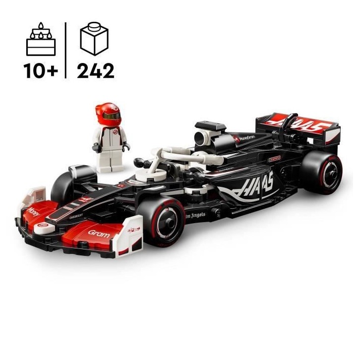 LEGO Speed Champions 77250 Voiture F1 MoneyGram Haas Team VF-24 - Jouet des 10 ans LEGO Speed Champions 77250 Voiture F1 MoneyGram Haas Team VF-24 - Jouet des 10 ans
