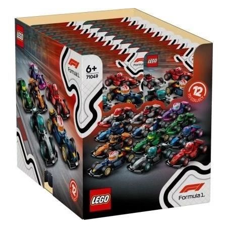 Box de 36 minifigures 71049 Voitures F1 a Collectionner