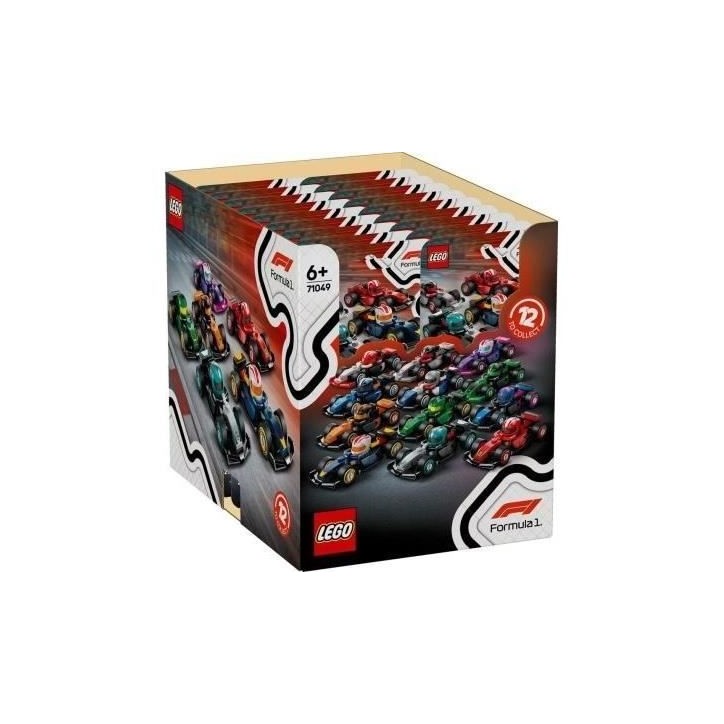 Box de 36 minifigures 71049 Voitures F1 a Collectionner Box de 36 minifigures 71049 Voitures F1 a Collectionner