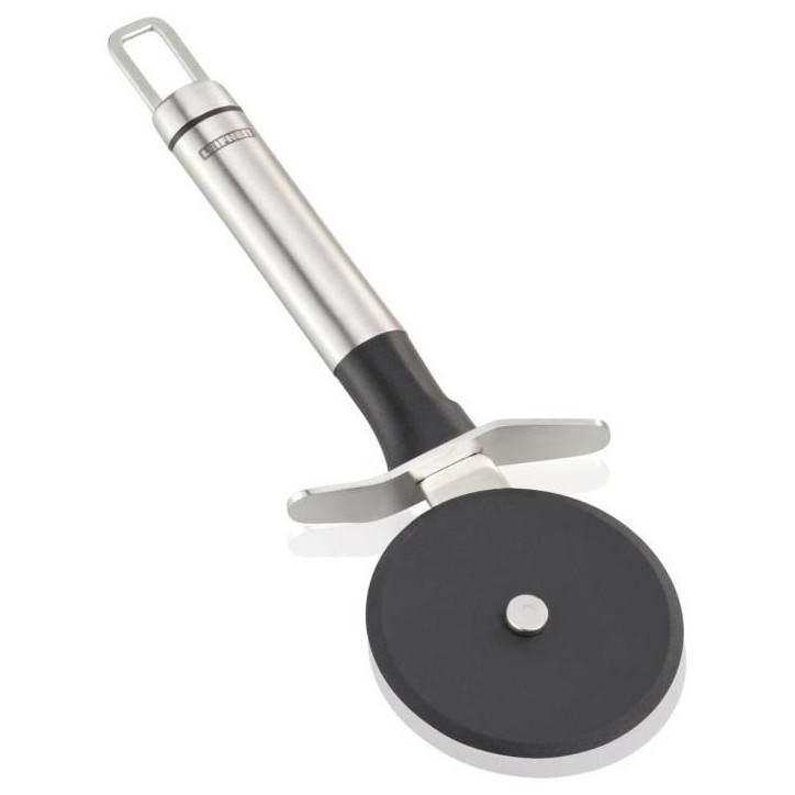 Coupe pizza Leifheit ProLine 3128, roulette a pizza en acier inoxydable avec roue en nylon pour une coupe sans rayure, poignée Coupe pizza Leifheit ProLine 3128, roulette a pizza en acier inoxydable avec roue en nylon pour une coupe sans rayure, poignée