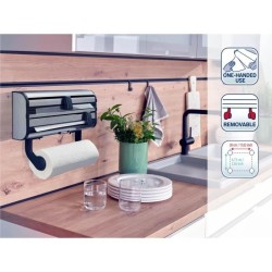 Dérouleur mural Leifheit Parat Royal 25793, porte-rouleau cuisine en