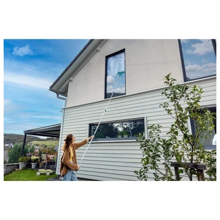 Manche Télescopique 130 a 400 cm Leifheit 41523, manche extensible compatible avec les appareils de nettoyage Leifheit Click-Sy