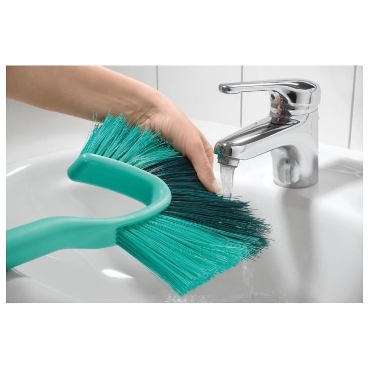 Tete de Loup Leifheit Dusty 41524, plumeau a poussiere pour un nettoyage efficace, balai brosse compatible avec manche Click Sys