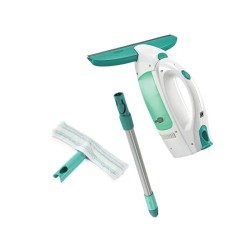 Nettoyeur pour vitre avec manche et mouilleur Leifheit Dry & Clean 510