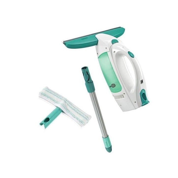 Nettoyeur pour vitre avec manche et mouilleur Leifheit Dry & Clean 51003, set pour un nettoyage sans traces, autonomie 38min Nettoyeur pour vitre avec manche et mouilleur Leifheit Dry & Clean 51003, set pour un nettoyage sans traces, autonomie 38min
