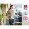 Nettoyeur pour vitre avec manche et mouilleur Leifheit Dry & Clean 510