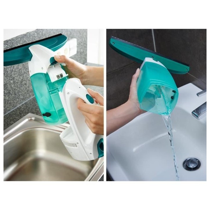 Nettoyeur pour vitre avec manche et mouilleur Leifheit Dry & Clean 51003, set pour un nettoyage sans traces, autonomie 38min Nettoyeur pour vitre avec manche et mouilleur Leifheit Dry & Clean 51003, set pour un nettoyage sans traces, autonomie 38min