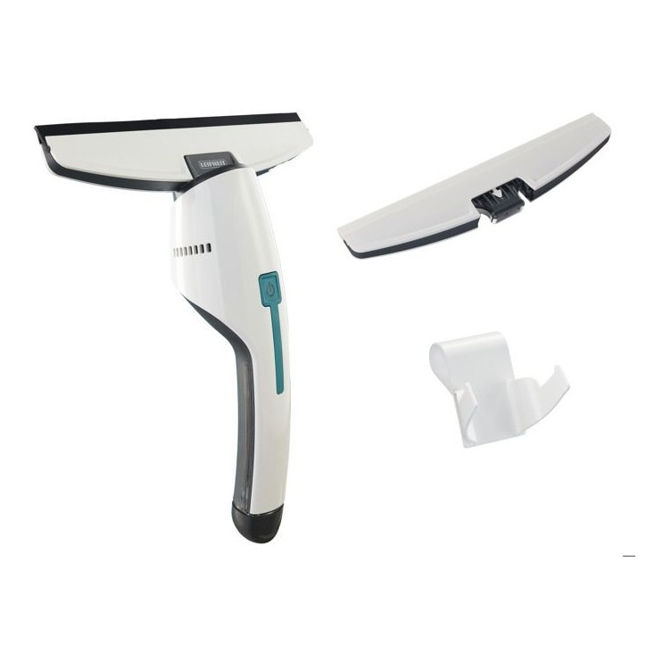 Aspirateur a vitres et salle de bains Leifheit Nemo 51035, lave vitres électrique avec boîtier étanche et support mural, blan Aspirateur a vitres et salle de bains Leifheit Nemo 51035, lave vitres électrique avec boîtier étanche et support mural, blan
