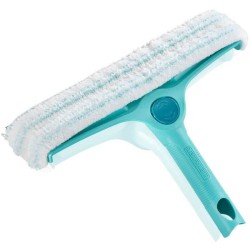 Lave-vitres 4-en-1 avec molleton microfibres Leifheit 51320, raclette