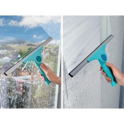 Raclette-vitre XL 2en1 Leifheit Pro Reach 51522, raclette de douche 40