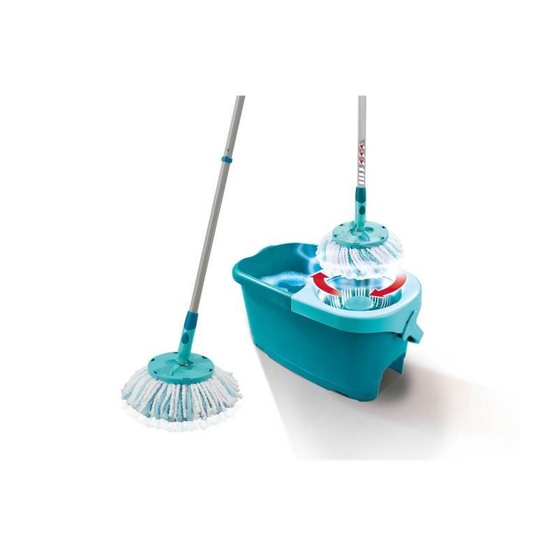 Set lave sol avec seau essoreur Leifheit Clean Twist Disc Mop 52101, b