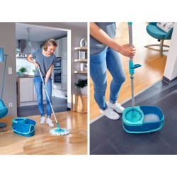 Set lave sol avec seau essoreur Leifheit Clean Twist Disc Mop 52101, b