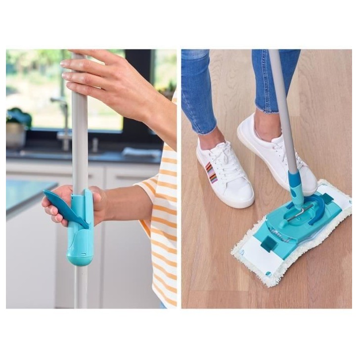 Set lave sol avec seau essoreur Leifheit Clean Twist M Ergo 52120, balais serpillere plat, manche télescopique de 110 a 140 cm Set lave sol avec seau essoreur Leifheit Clean Twist M Ergo 52120, balais serpillere plat, manche télescopique de 110 a 140 cm