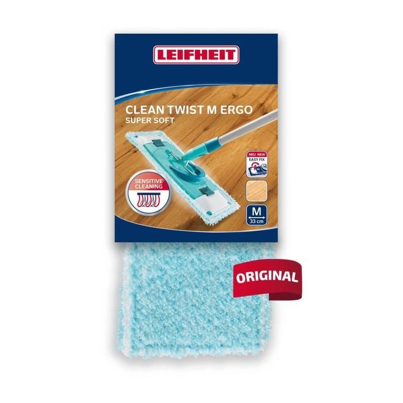 Housse super soft Leifheit 52122, housse de rechange pour balai serpil Housse super soft Leifheit 52122, housse de rechange pour balai serpil