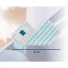 Housse micro duo Leifheit 52123, housse de rechange pour balai serpill