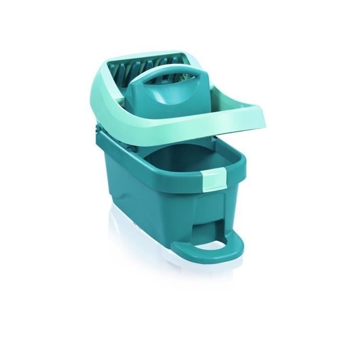 Seau essoreur a roulettes Leifheit Profi XL Mobile 55076, essore-housse mobile de 8 L compatible avec lave-sol serpillere Profi