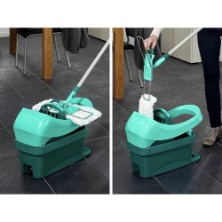 Seau essoreur a roulettes Leifheit Profi XL Mobile 55076, essore-houss