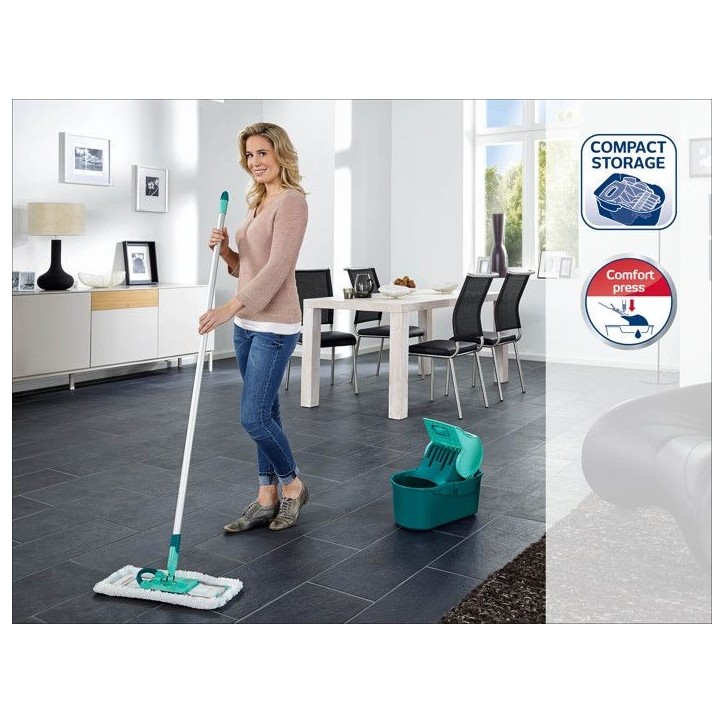 Seau essoreur Leifheit Profi Compact 55080, essore-housse de 8 L compatible avec lave-sol serpillere Leifheit Profi XL, turquois Seau essoreur Leifheit Profi Compact 55080, essore-housse de 8 L compatible avec lave-sol serpillere Leifheit Profi XL, turquois