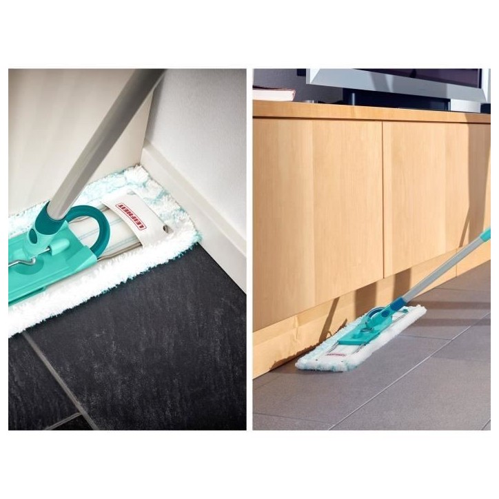 Set lave sol avec seau essoreur Leifheit Profi Compact 55092, balais a plat serpilliere 42cm avec housse idéal pour tous sols l Set lave sol avec seau essoreur Leifheit Profi Compact 55092, balais a plat serpilliere 42cm avec housse idéal pour tous sols l