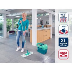 Set lave sol avec seau essoreur a roulettes Leifheit Profi XL Mobile 5