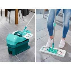 Set lave sol avec seau essoreur a roulettes Leifheit Profi XL Mobile 5