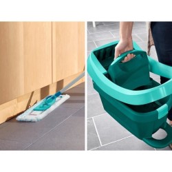 Set lave sol avec seau essoreur a roulettes Leifheit Profi XL Mobile 5