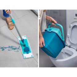 Set de nettoyage sol Leifheit PowerClean 55510, balai serpillere avec