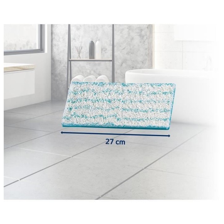 Housse cotton plus Leifheit 56611, housse de rechange pour balai serpilliere Picobello S, sols en pierre et carrelages, 1 piece Housse cotton plus Leifheit 56611, housse de rechange pour balai serpilliere Picobello S, sols en pierre et carrelages, 1 piece