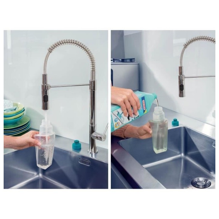 Balai pulvérisateur Leifheit Easy Spray XL 56690, lave sol articulé a 360° avec pulvérisateur intégré au manche, housse mi Balai pulvérisateur Leifheit Easy Spray XL 56690, lave sol articulé a 360° avec pulvérisateur intégré au manche, housse mi