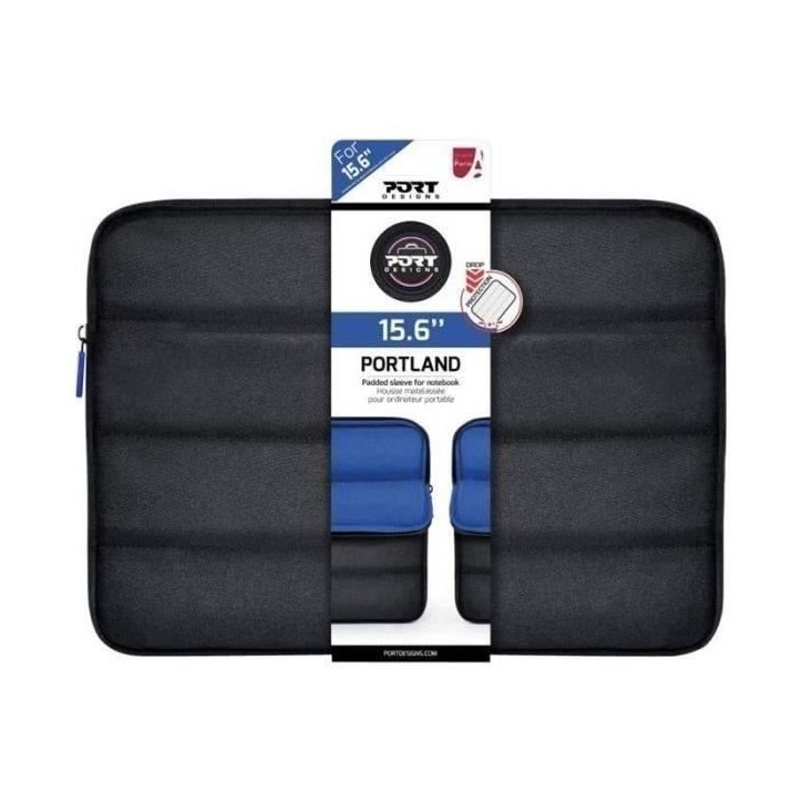 Housse pour PC Portable - PORT DESIGNS - Portland - 15 - Noir Housse pour PC Portable - PORT DESIGNS - Portland - 15 - Noir