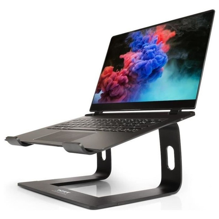 Support pour ordinateur Port Support ergonomique en aluminium pour ordinateurs portables de 10'' a 15,6''