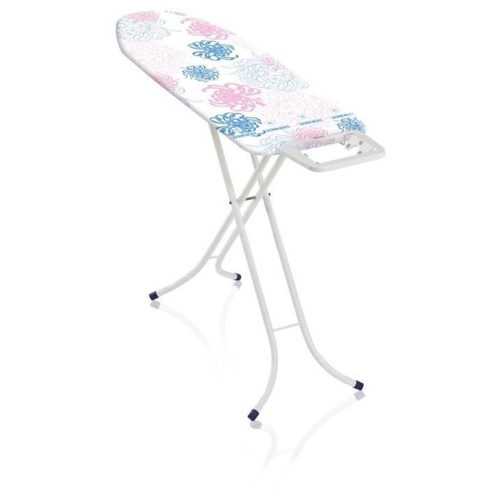 Table a repasser Leifheit Classic M Basic 72577, table de repassage avec hauteur réglable de 69 a 88 cm, housse en cotton, 120x
