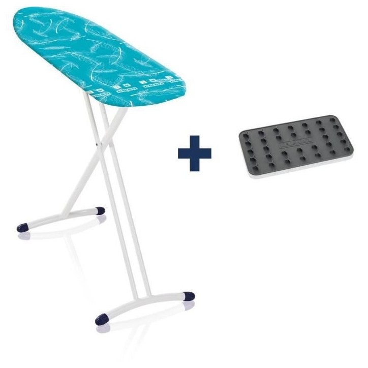 Table a repasser Leifheit Air Board L Solid Shoulder 72698, table de repassage et repose-fer mobile, housse Thermo Reflect, 130x Table a repasser Leifheit Air Board L Solid Shoulder 72698, table de repassage et repose-fer mobile, housse Thermo Reflect, 130x