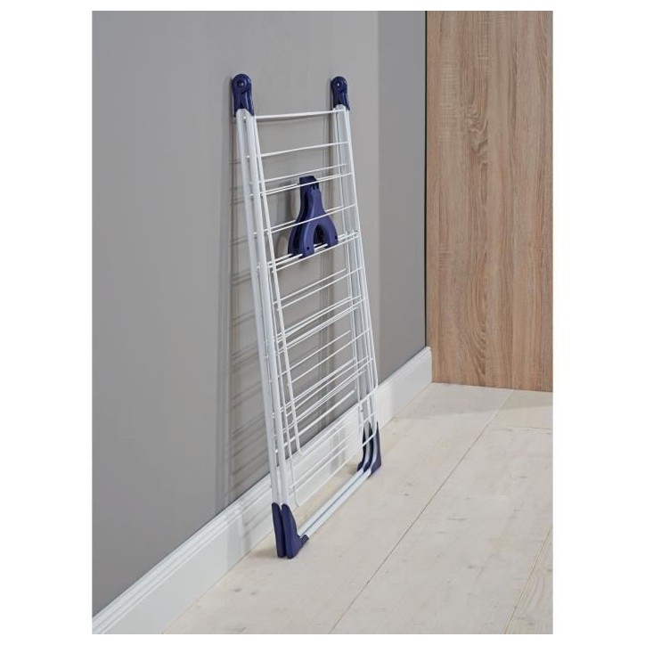 Étendoir a linge Leifheit Classic 200 Flex 81408, séchoir a linge avec 20m d'étendage et ailettes réglables en hauteur, blan Étendoir a linge Leifheit Classic 200 Flex 81408, séchoir a linge avec 20m d'étendage et ailettes réglables en hauteur, blan