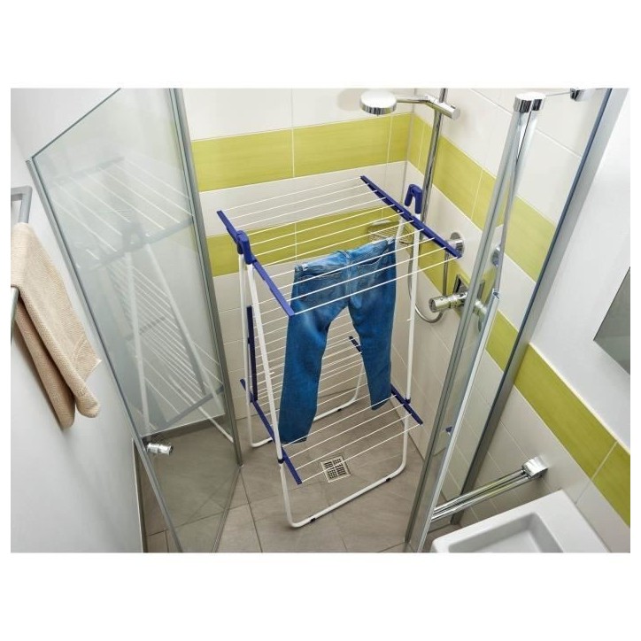 Séchoir a linge Leifheit 190 Pegasus Tower 81435, étendoir a linge a taille compacte avec 19m d'étendage, tour a 3 niveaux, b Séchoir a linge Leifheit 190 Pegasus Tower 81435, étendoir a linge a taille compacte avec 19m d'étendage, tour a 3 niveaux, b