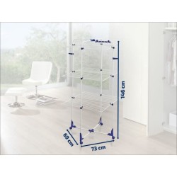 Séchoir a linge Leifheit 340 Classic 81455, étendoir a linge avec 34