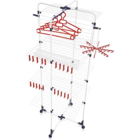 Séchoir a linge Leifheit 450 Deluxe 81464, étendoir a linge avec 45m