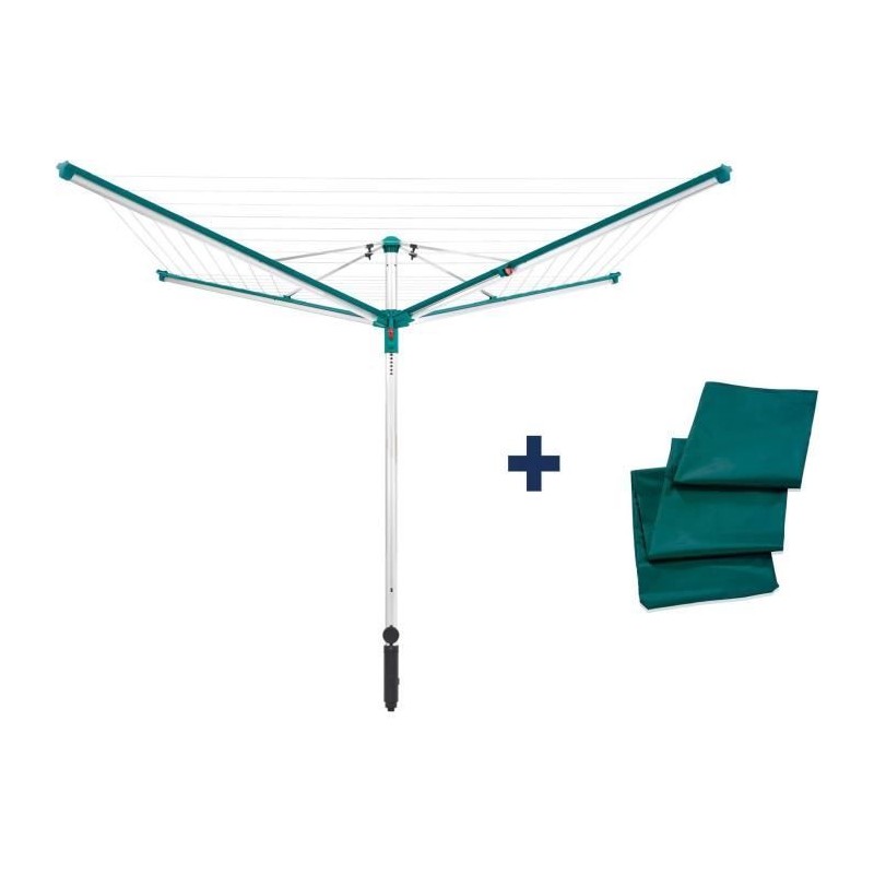 Séchoir parapluie Leifheit Linomatic 500 Deluxe Cover 82007, étendoi Séchoir parapluie Leifheit Linomatic 500 Deluxe Cover 82007, étendoi
