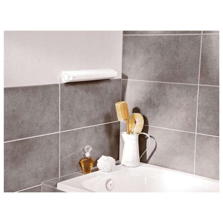 Séchoir mural Leifheit Rollfix 210 Longline 83040, étendoir mural dépliable avec 5 fils de 4,20m, pour intérieur et extérie Séchoir mural Leifheit Rollfix 210 Longline 83040, étendoir mural dépliable avec 5 fils de 4,20m, pour intérieur et extérie