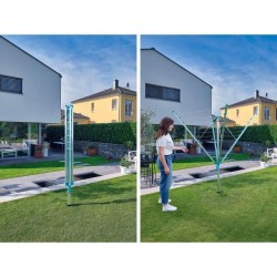 Séchoir parapluie Leifheit Linomatic 400 Easy 85285, étendoir a ling