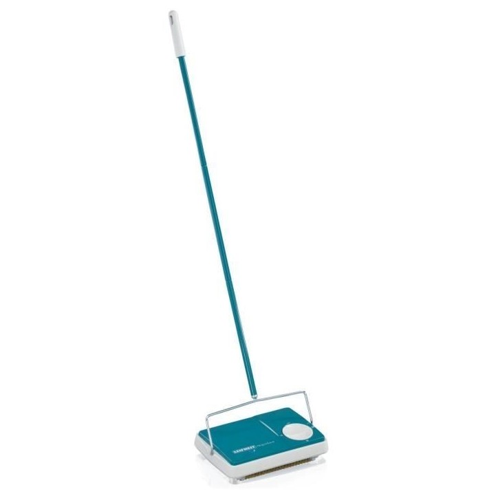 Balai mécanique Leifheit Regulus 11700, balayeuse efficace avec 3 brosses rotatives de balayage, sans câble ni électricité,t