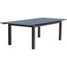 Table de jardin rectangulaire extensible - Gris anthracite - Aluminium