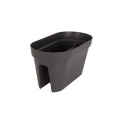 ARTEVASI Jardiniere pour balcon CAPRI - Gris anthracite - 30 x 60 x H