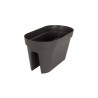 ARTEVASI Jardiniere pour balcon CAPRI - Gris anthracite - 30 x 60 x H
